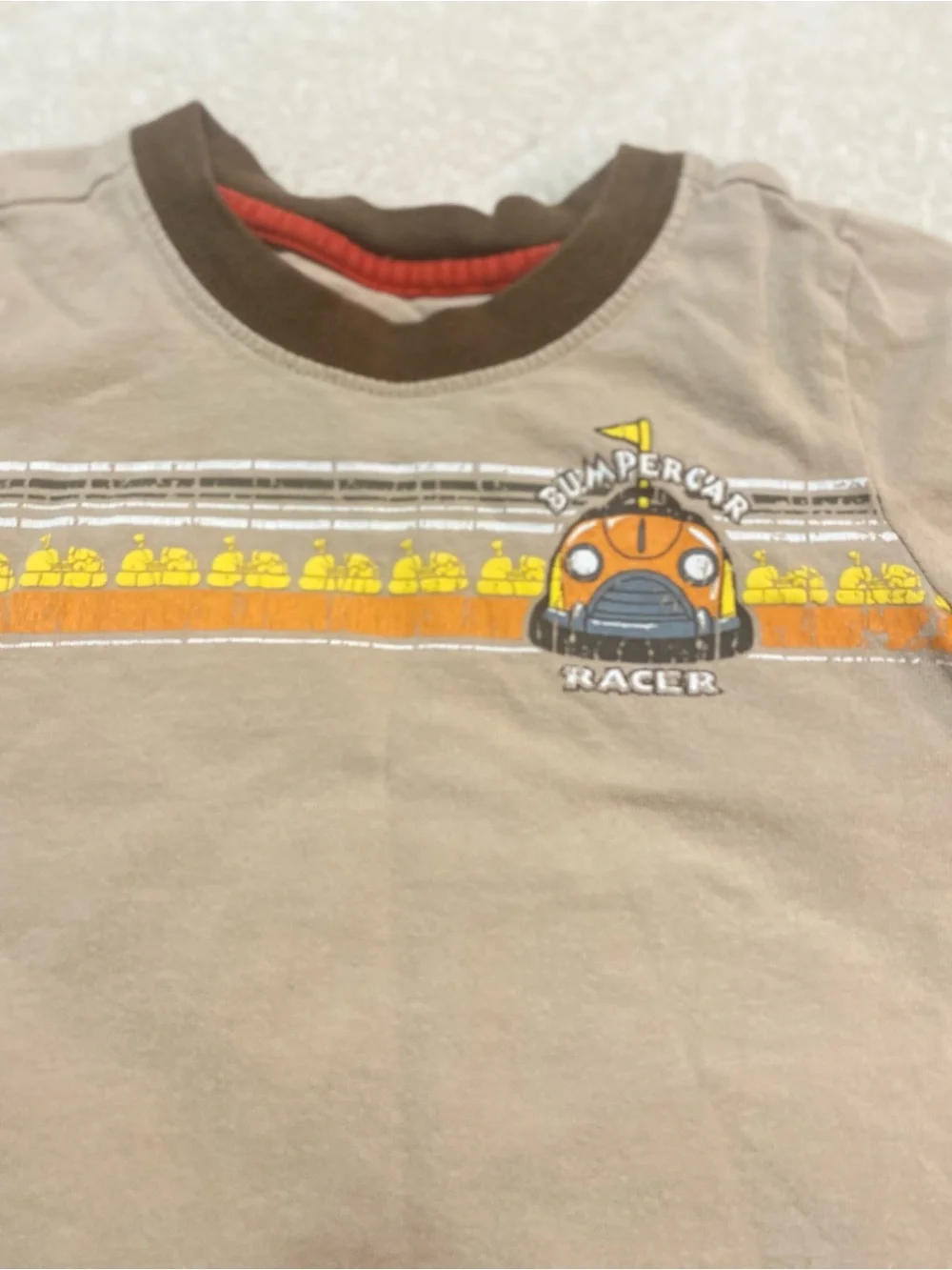 Sprockets vintage Brown 'Bumper Car Racer' Short-Sleeve Tee for Kids
